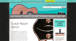 Desktop Screenshot of guitarrepairbench.com